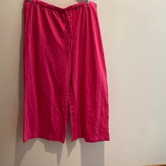 16. NWT rasberry color wide Leg pants - Picture 1 of 6